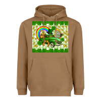 Toasted Coconut St. Patrick's truck Heavyweight Hoodie - CowGirlArtShop