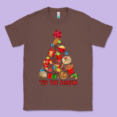 Tis The Season Mexican Christmas Classic Tee Designed By Maliassmallbusiness