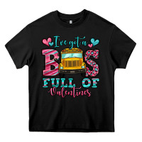 Black i've got a bus full of valentines school bus Heavy Core Tee - Jasminsmagicworld