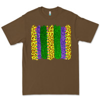 Cacao mardi gras leopard brushstrokes Premium Tee - AdoDesignShop