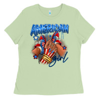 Afro American Girl Sneakers Ladies Tee | Teevron