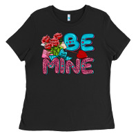 Black be mine valentine Ladies Tee - AdoDesignShop