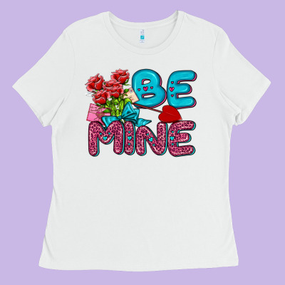 Be Mine Valentine Ladies Tee Designed By Adodesignshop