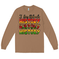 Toasted Coconut i am black history Long Sleeve Tee - LillyAllenDesigns
