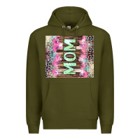 Army Green Mom leopard Premium Hoodie - CowGirlArtShop