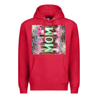 Cardinal Mom leopard Premium Hoodie - CowGirlArtShop