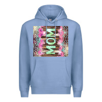 Colony Blue Mom leopard Premium Hoodie - CowGirlArtShop