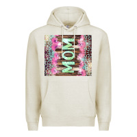 Oatmeal Heather Mom leopard Premium Hoodie - CowGirlArtShop