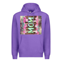 Purple Mom leopard Premium Hoodie - CowGirlArtShop
