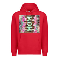 Red Mom leopard Premium Hoodie - CowGirlArtShop