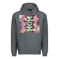 Rock Mom leopard Premium Hoodie - CowGirlArtShop