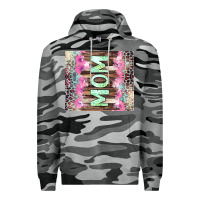 Slate Camo Mom leopard Premium Hoodie - CowGirlArtShop