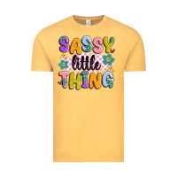 Vintage Mustard sassy little thing Vintage Tee - MaliasSmallBusiness