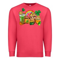 Cardinal St. Patricks coffee cups Premium Sweatshirt - HowdyJamesFarm
