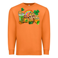 Carrot St. Patricks coffee cups Premium Sweatshirt - HowdyJamesFarm
