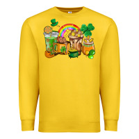 Lemon St. Patricks coffee cups Premium Sweatshirt - HowdyJamesFarm