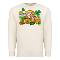 Sandshell St. Patricks coffee cups Premium Sweatshirt - HowdyJamesFarm