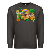 Smoke St. Patricks coffee cups Premium Sweatshirt - HowdyJamesFarm