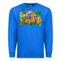 True Royal St. Patricks coffee cups Premium Sweatshirt - HowdyJamesFarm