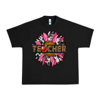 Black western teacher sunflower Urban Heavy Tee - NancyCooperArtShop