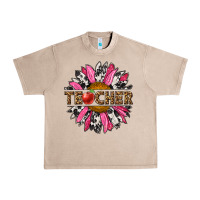 French Oak western teacher sunflower Urban Heavy Tee - NancyCooperArtShop
