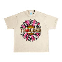 Sandshell western teacher sunflower Urban Heavy Tee - NancyCooperArtShop