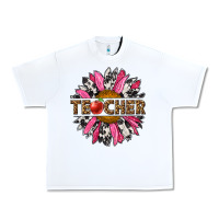 White western teacher sunflower Urban Heavy Tee - NancyCooperArtShop