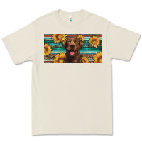 Bone western chocolate labrador license plate Premium Tee - Artiststas