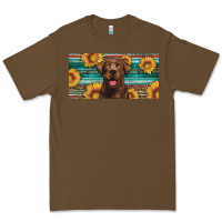 Cacao western chocolate labrador license plate Premium Tee - Artiststas