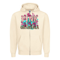 Sandshell The pink is for my Grandma Cancer Awareness Zipper Hoodie - HowdyJamesFarm