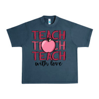 Midnight Navy teach with love Urban Heavy Tee - JahusDesignShop
