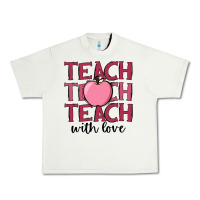 Pistachio teach with love Urban Heavy Tee - JahusDesignShop