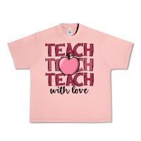 Salmon teach with love Urban Heavy Tee - JahusDesignShop