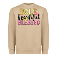 Mushroom bold beautiful blessed Heavyweight Sweatshirt - LillyAllenDesigns