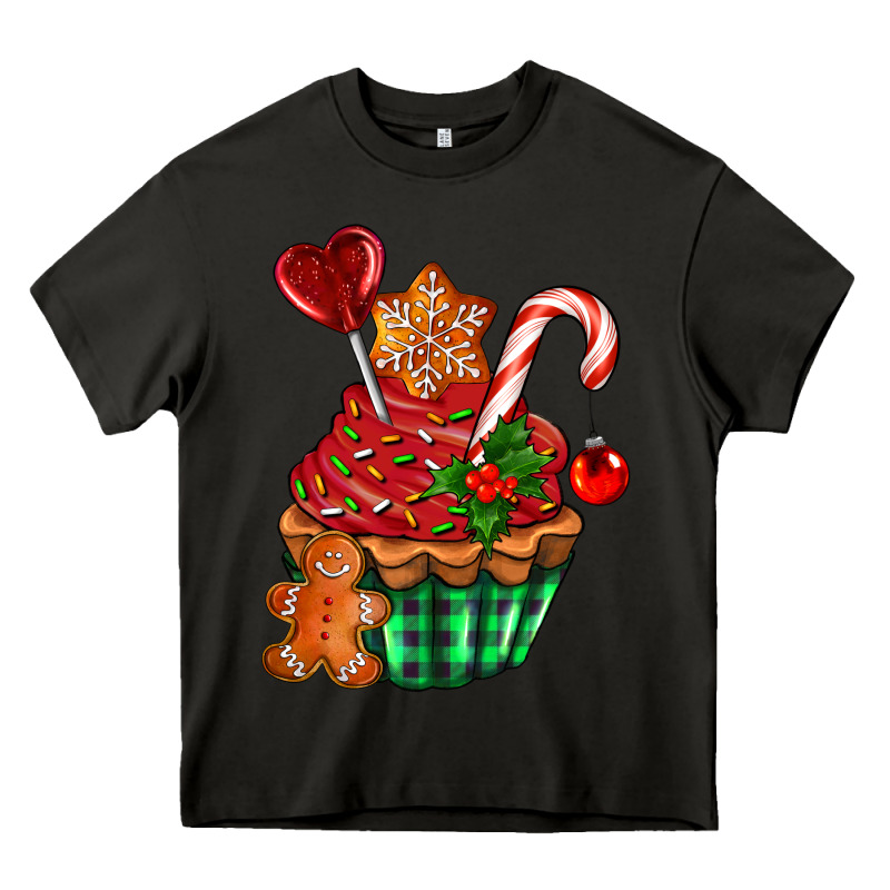 Christmas Cupcake Heavy Core Tee by AdoDesignShop | Teevron