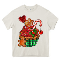 Cream christmas cupcake Heavy Core Tee - AdoDesignShop