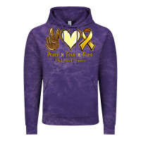Cloud Purple Peace love cure Bone Cancer Vintage Hoodie - NancyCooperArtShop