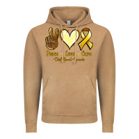 Vintage Camel Peace love cure Bone Cancer Vintage Hoodie - NancyCooperArtShop