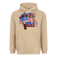 Mushroom One nation under god 4th of july Heavyweight Hoodie - CowGirlArtShop