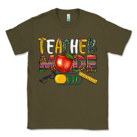 Army Green teacher mode on Classic Tee - NancyCooperArtShop