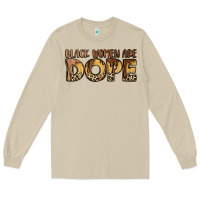 Mushroom black women are dope Long Sleeve Tee - LillyAllenDesigns