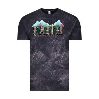 Cloud Black faith can move mountains cross Vintage Tee - NancyCooperArtShop