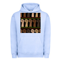 Pigment Grape Ice melanin rised fist seamless pattern Urban Hoodie - BundleAndBundleShop