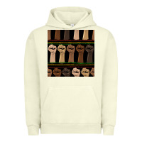 Pigment Pistachio melanin rised fist seamless pattern Urban Hoodie - BundleAndBundleShop