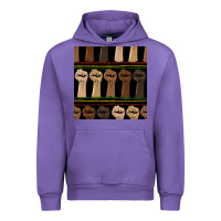 Tulip melanin rised fist seamless pattern Urban Hoodie - BundleAndBundleShop