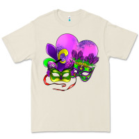 Bone mardi gras heart and mask Premium Tee - AdoDesignShop