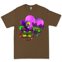 Cacao mardi gras heart and mask Premium Tee - AdoDesignShop