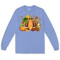 Colony Blue Fall American Football Long Sleeve Tee - RanaPortraitStore