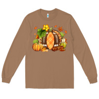 Toasted Coconut Fall American Football Long Sleeve Tee - RanaPortraitStore