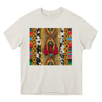 Cream lady of Guadalupe Heavy Core Tee - Jasminsmagicworld